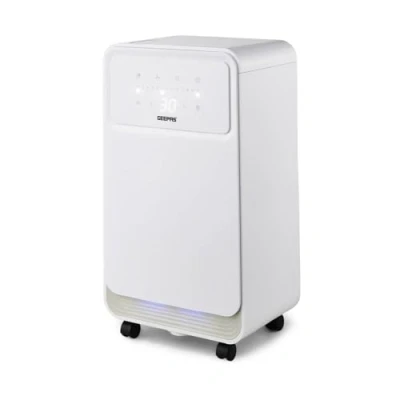 Image of Geepas 12L/Day Dehumidifier Portable Moisture Remover with Digital Display, 24H Timer, Continuous Drainage, Laundry Drying &amp; Quiet Sleep Mode Ideal for Damp, Condensation Clothes