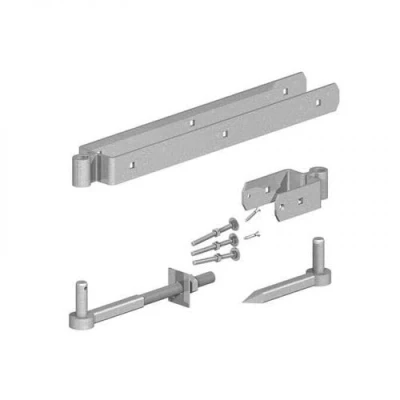 Image of Gatemate Field Gate Double Strap Hinge Set 300mm Galvanised