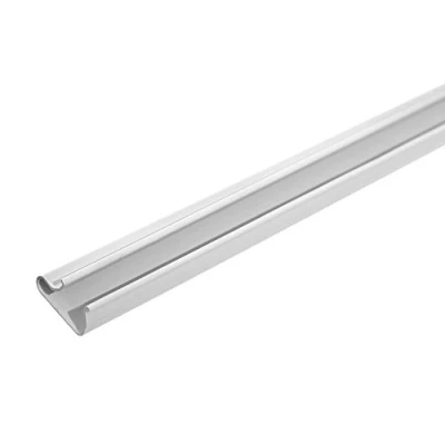 Image of 23 X SLATWALLSlatSlotSLATTED Wall Board PlasticPVC ClipSlidePush in Inserts (Light Grey)