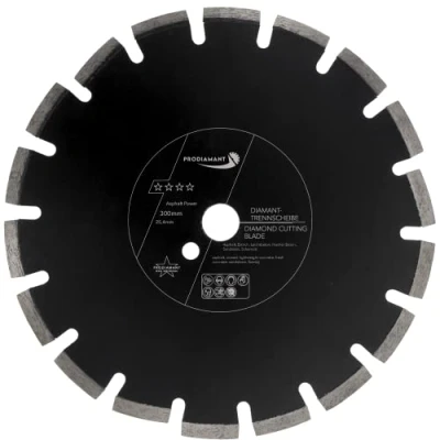 Image of PRODIAMANT diamond cutting disc 300 mm 12 inch x 25.4 abrasive for asphalt, screed, lightweight concrete, fresh sandstone and fireclay