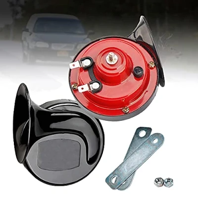Image of Dual Tone Car Horn,2Pcs 300DB Super Loud Train Horn Air Horns 12V Waterproof Double Raging Sound Electric Snail For Motorcycle Bikes Truck And Boats