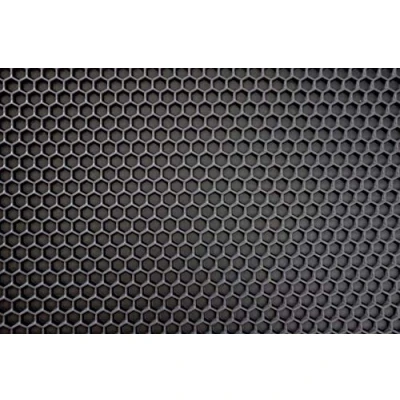Image of Nicoman Hexagon shape Doormat Honeycomb Door Mat Dripping Tray Dirt Trapper Catcher Floor Matt 120x100cm Black
