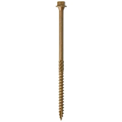 Image of TIMCO Timber Screw Hex Head Exterior Green 6.7 x 125 Box of 50