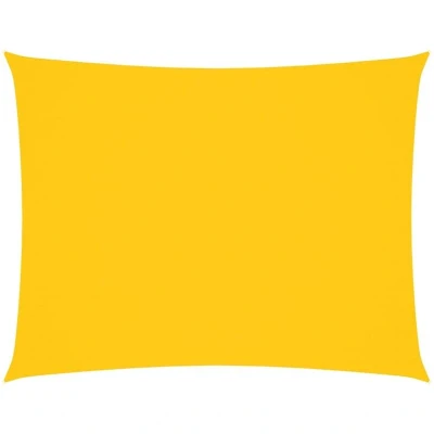 Image of vidaXL Sunshade Sail Oxford Fabric Rectangular 5x7 m Yellow