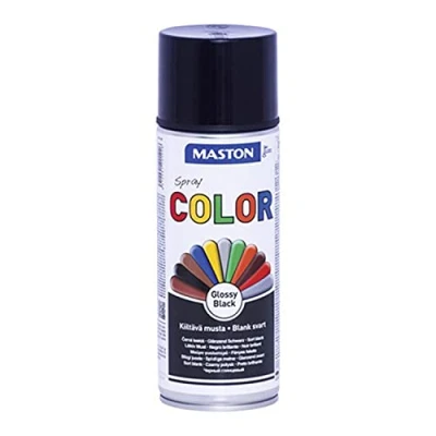 Image of Maston Colour Spray Paint 400 ml Glossy Black