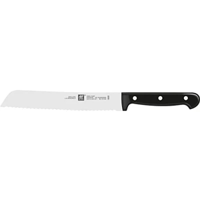 Image of ZWILLING Bread Knife, Blade length: 20 cm, Serrated blade, Special stainless steel/Plastic handle, Twin Chef,Silver/Black