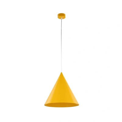 Image of TK Lighting Cono pendant light, 1 bulb, Ø 32 cm, yellow