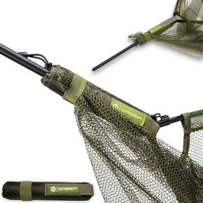 Image of Saber Carp Fishing Landing Net *FLOAT* Adjustable Fitting Supports Any Nets