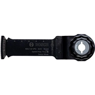 Image of Bosch 2608662568 &quot;MAIZ 32 EPC&quot; HCS Plunge Cut Saw Blade, Black