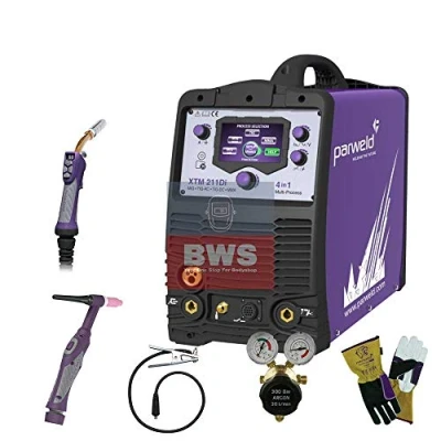 Image of Parweld XTM 211Di Multiprocess AC/DC Inverter Welder 230V Multi Process Package