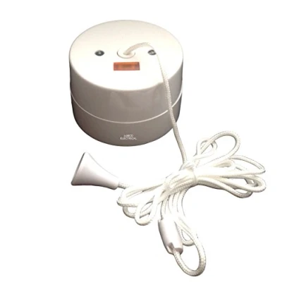 Image of Crabtree 2163 Ceiling Pull Switch 16a Double Pole with Neon