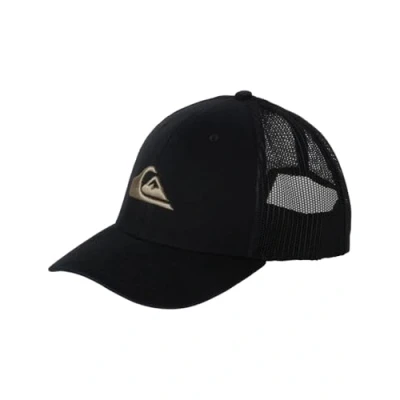 Image of Quiksilver CAMO Grounder HDWR GRA0 Cap, Size: One Size, Black