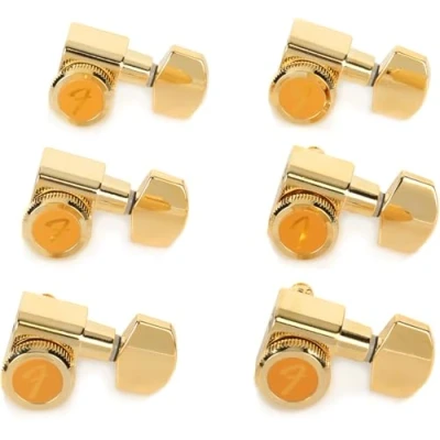 Image of Fender Gold Locking Guitar Tuners, Set of 6