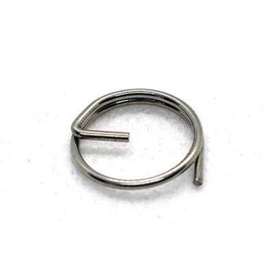 Image of 5 x Cotter Split Rings Marine Grade A4 Stainless Steel 316 (1mm Thick 11mm Outer D)