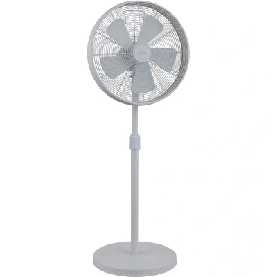 Image of EUROKRAFTpro Breeze Pedestal Fan with Swivelling Head Includes Remote Control White