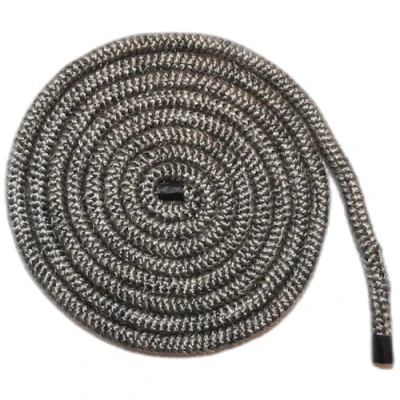 Image of 4 Metre Rope Diameter 10mm Glass Fibre Cord Door Seal Oven, 100mm Free End Seal, Stove Fire Heat Resistant Thermal Soft Black The Wizard