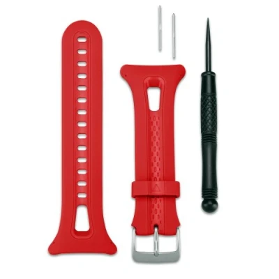 Image of Garmin 010 11251 49 Forerunner 15 Large Replacement Wrist Band, Red