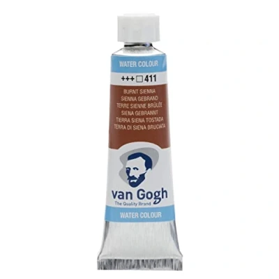 Image of Van Gogh Watercolour Tube 10 ml Burnt Sienna 411