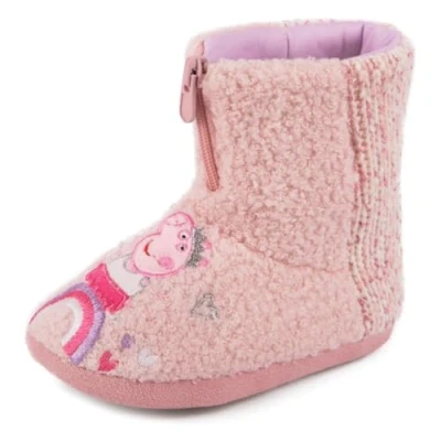 Image of Totes® Kids Peppa Pig Bootie Slippers