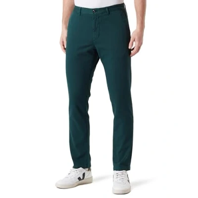 Image of Tommy Hilfiger Men Trousers Bleecker Slim Fit Chino, Green (Hunter), 33W/30L