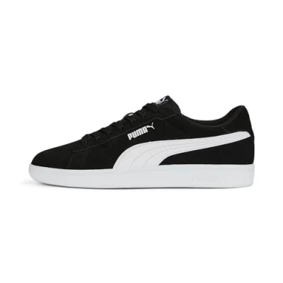 Image of Puma Unisex Adults Smash 3.0 Sneakers, Black White, 6 UK