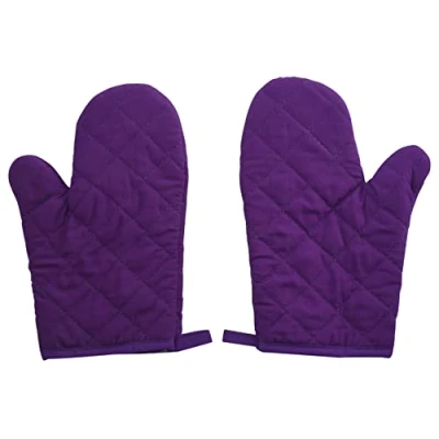 Image of Kangtm 1 Pair Heat Cotton Oven Glove Pot Holder Baking Cooking Mitts