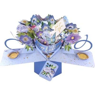 Image of Happy Birthday Just For You Pop Up Greeting Card Second Nature 3D Cards
