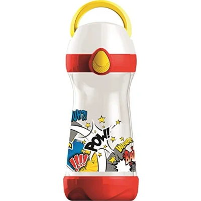 Image of Maped Picnik Concepts 430ml Lunch Water Bottle Comic Design