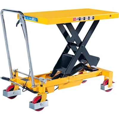 Image of Loadsurfer 1000kg Mobile Scissor Lift Hydraulic Lifting Platform Table Trolley Cart Truck