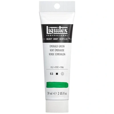 Image of Liquitex 1045450 Professional Heavy Body Acrylic Paint 59 Ml Tube, Emerald Green