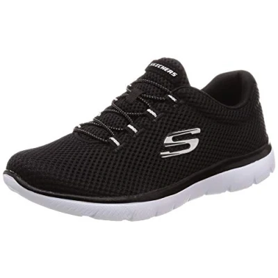 Image of Skechers Womens Summits Artistry Chic Sneaker, Black, 5 UK