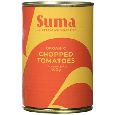 Image of Suma Organic Chopped Tomatoes 400 g (Pack of 12)