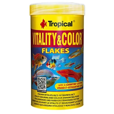 Image of Tropical VITALITY&amp;COLOR 100ml / 20g high protein food for growth, vitality &amp; enhanced fish coloration