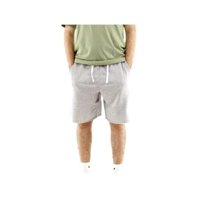 Image of NIKE DX0502 063 M NK Club Alumni HBR FT Short Pants Men&#039;s DK Grey Heather/White/White Size XL