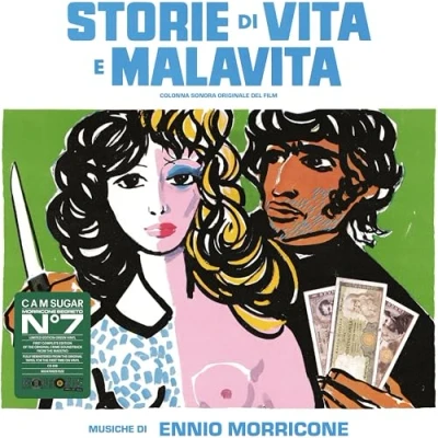 Image of Ennio Morricone Storie Di Vita E Malavita Green vinyl RSD 2024 Sealed UK LP CS019