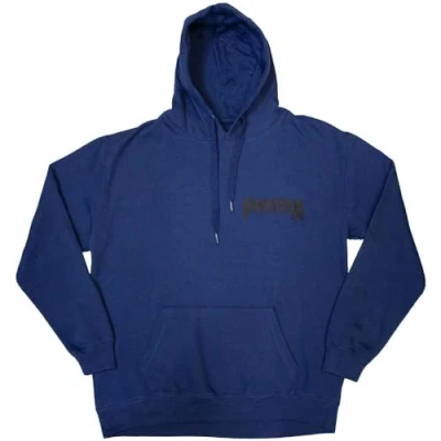 Image of Rock Off officially licensed products Pantera Mouth for War Band Logo Pullover Hoodie XL Blue