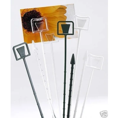 Image of Pack of 200 White Oasis Card Holders Florist Cardettes Bouquet Flowers Floral