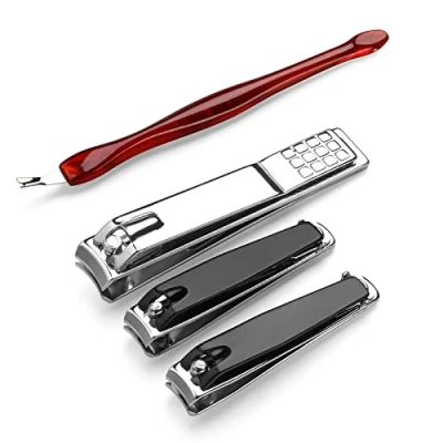 Image of 3pcs Nail Clippers, Heavy Duty Stainless Steel Cutter for Toenail and Fingernail Clipper Men Women