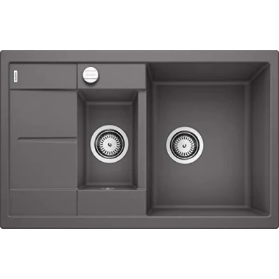 Image of Blanco Metra Silgranit PuraDur Kitchen Sink,Gray (felsgrau),60cm Base Cabinet