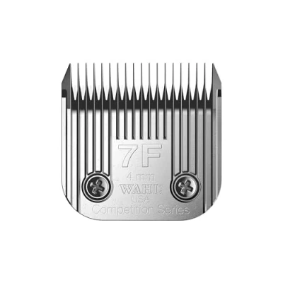 Image of Wahl Competition Blade, Number 7F, Full Tooth, Blade Set Animal Clipper, 4mm, Replacement Blades, Spare Clipper Pet Spares, Stainless Steel, Rust Resistant, Precise Cutting