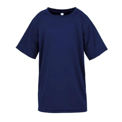 Image of Spiro Impact Junior P&#039;formance Aircool T, Navy Blue, 5 6. S287J