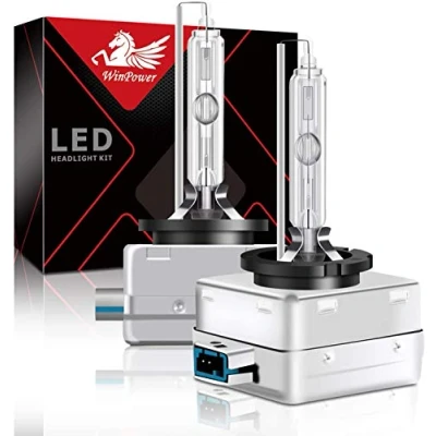 Image of WinPower D8S Xenon Bulb 35W Car Headlight Bulbs 6000K Super White Discharge Lamp 12V HID Conversion Kits, 1 Pair