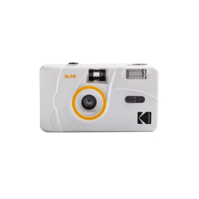 Image of KODAK DA00244 M38 35mm Reusable Camera, Lens, Built in Flash, AA Battery Grey