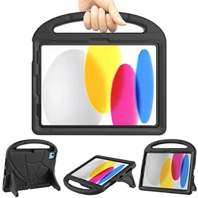 Image of Kids Case for iPad Pro 4th Generation 2022/iPad Air 6th5th/4th Gen 2024/2022/2020, Mansiruyi 10.9&quot; 4th/iPad 6/5/4th Handle Stand 10.9/iPad 11 inch tablet Black