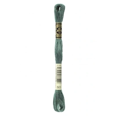 Image of DMC Stranded Cotton Embroidery Thread 501 per skein