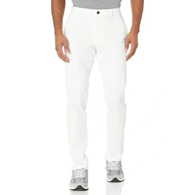 Image of Amazon Essentials Men&#039;s Skinny Fit Washed Comfort Stretch Chino Trousers (Previously Goodthreads), White, 28W / 29L