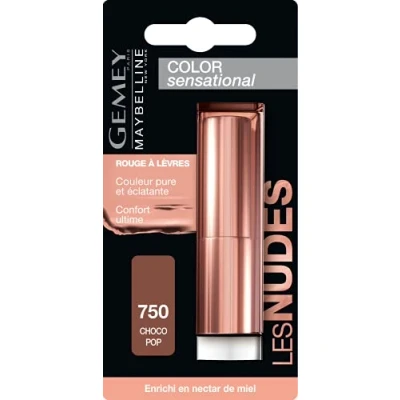 Image of Maybelline Newyork Color Sensational Lipstick, 750 Choco Pop