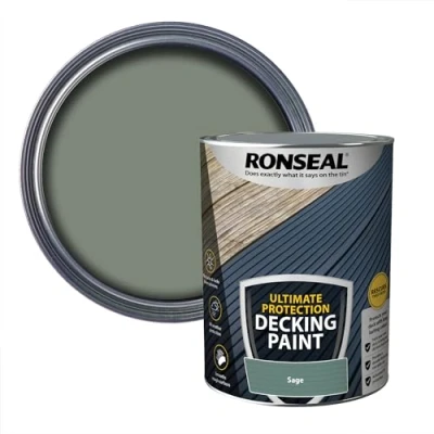 Image of Ronseal Ultimate Protection Decking Paint Sage 5L