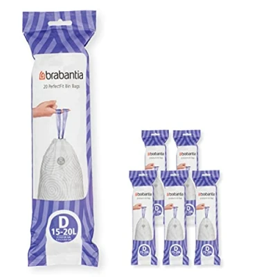 Image of Brabantia PerfectFit bags D 15 20 litre Multipack of 120 6x20