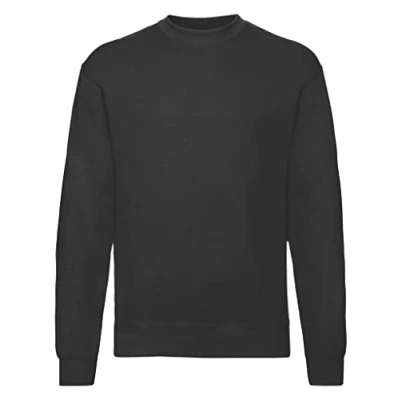 Image of Fruit of the Loom Men&#039;s Set In Classic Tshirt, Black, Medium